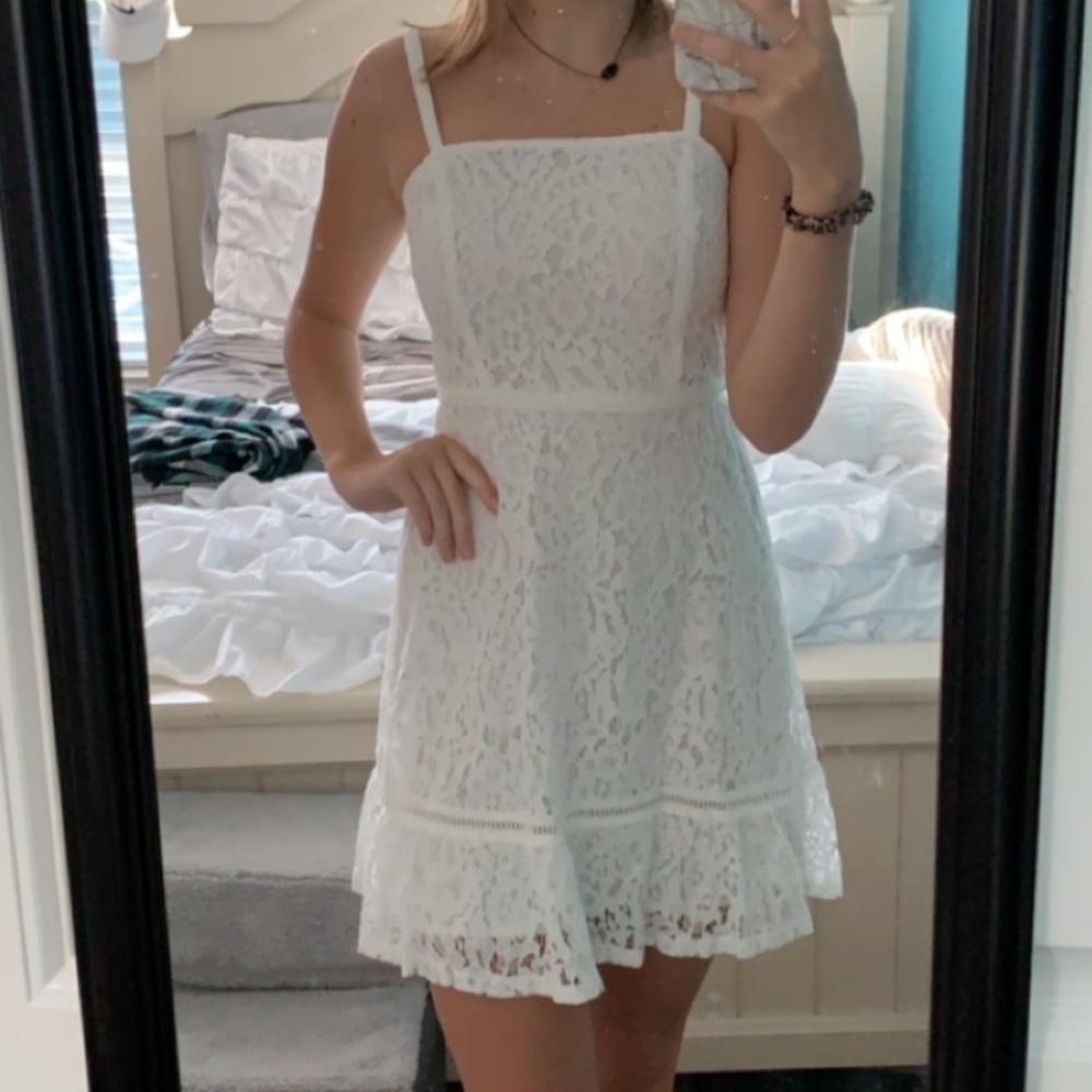white dress